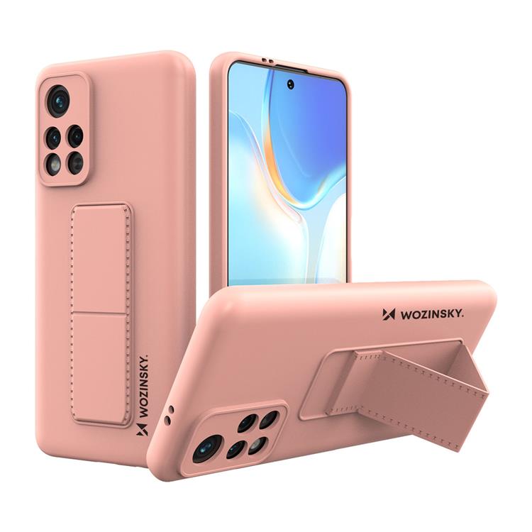 Wozinsky Wozinsky Xiaomi Poco M4 Pro 5G Skal Kickstand Silicone - Rosa