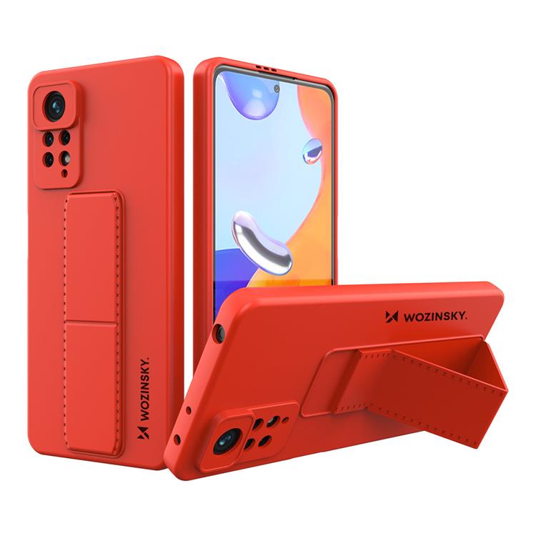 Wozinsky Wozinsky Xiaomi Poco X4 Pro 5G Skal Kickstand Silicone - Röd