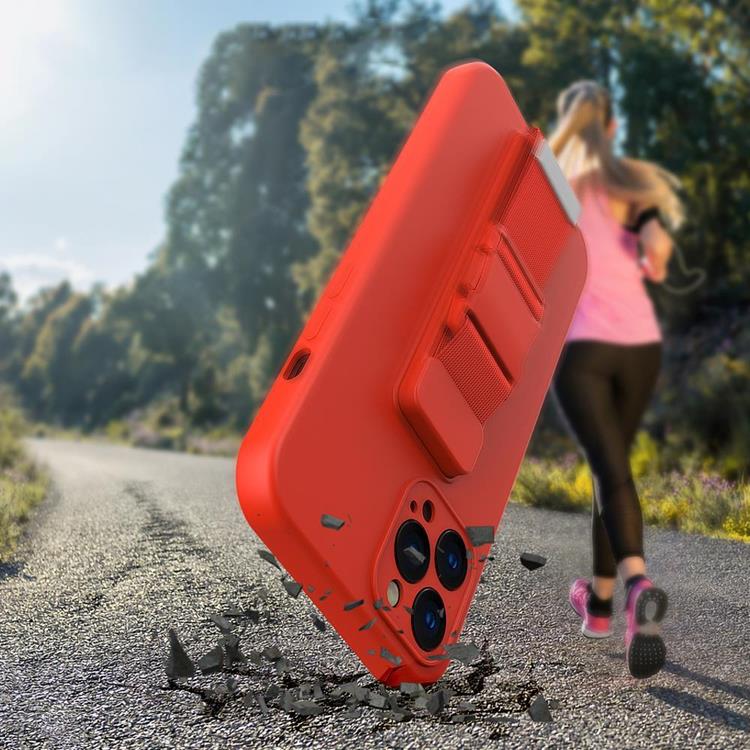 OEM Xiaomi Redmi 10 4G (2021/2022) Skal Rope Silicone Lanyard - Röd