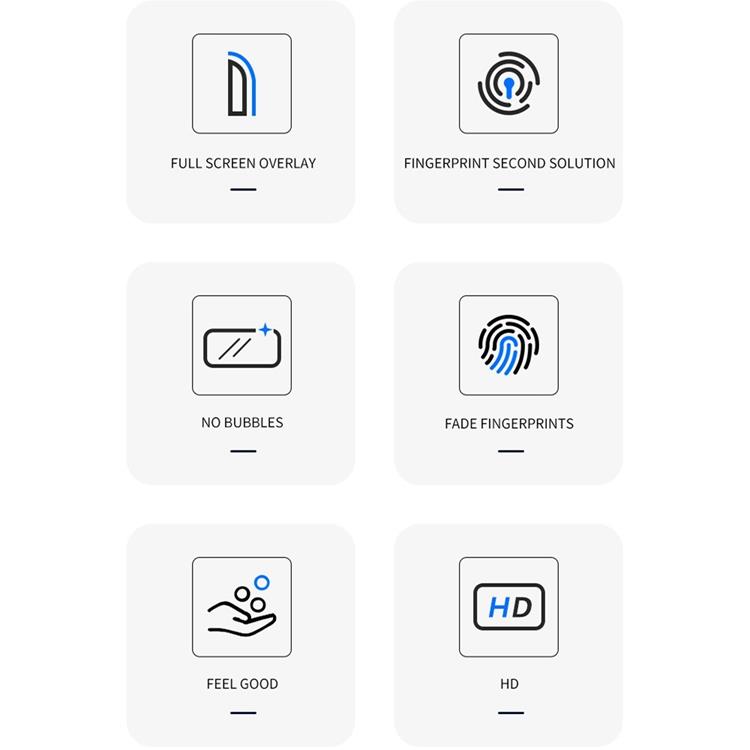 Mocolo MOCOLO iPhone 14 Pro Max Härdat Glas Skärmskydd Full Glue HD - Svart