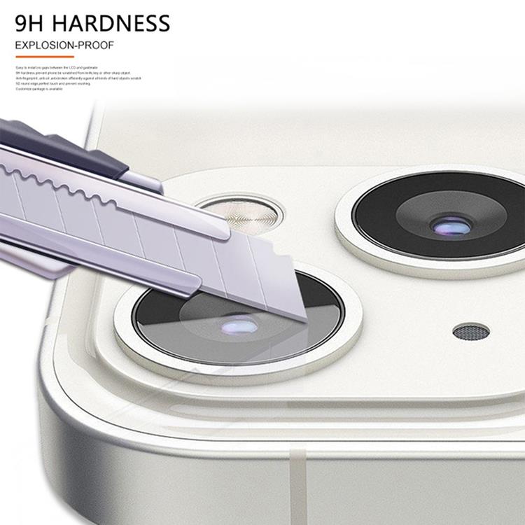 Mocolo MOCOLO iPhone 14 Plus KameraLinsskydd i Härdat Glas 9H - Clear