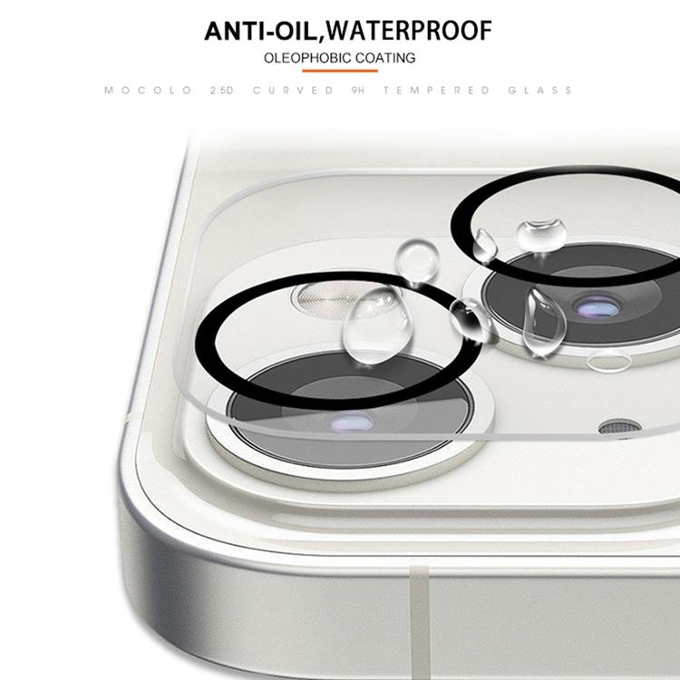 Mocolo MOCOLO iPhone 14 Plus KameraLinsskydd i Härdat Glas 9H - Clear