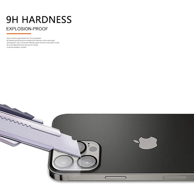 Mocolo MOCOLO iPhone 14 Pro KameraLinsskydd i Härdat Glas 9H - Clear