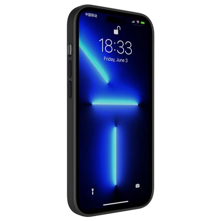 OEM iPhone 14 Plus Skal Liquid Silicone - Svart