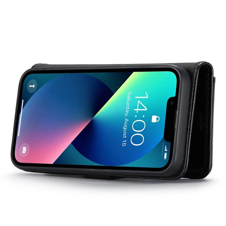 DG.MING DG.MING iPhone 14 Plus Plånboksfodral Split Detachable Flip - Svart