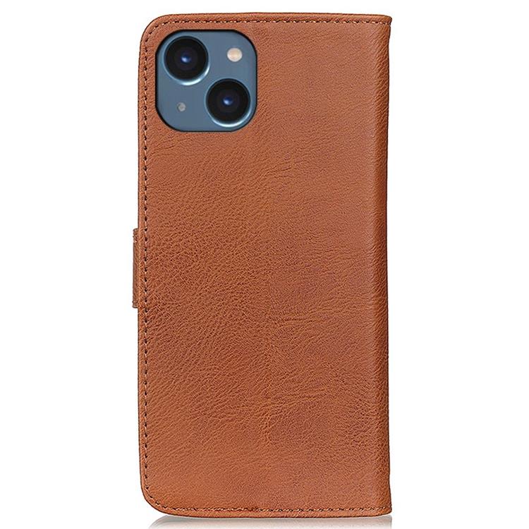 KHAZNEH KHAZNEH iPhone 14 Plånboksfodral Retro - Brun