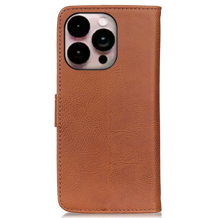 KHAZNEH KHAZNEH iPhone 14 Pro Plånboksfodral Retro - Brun