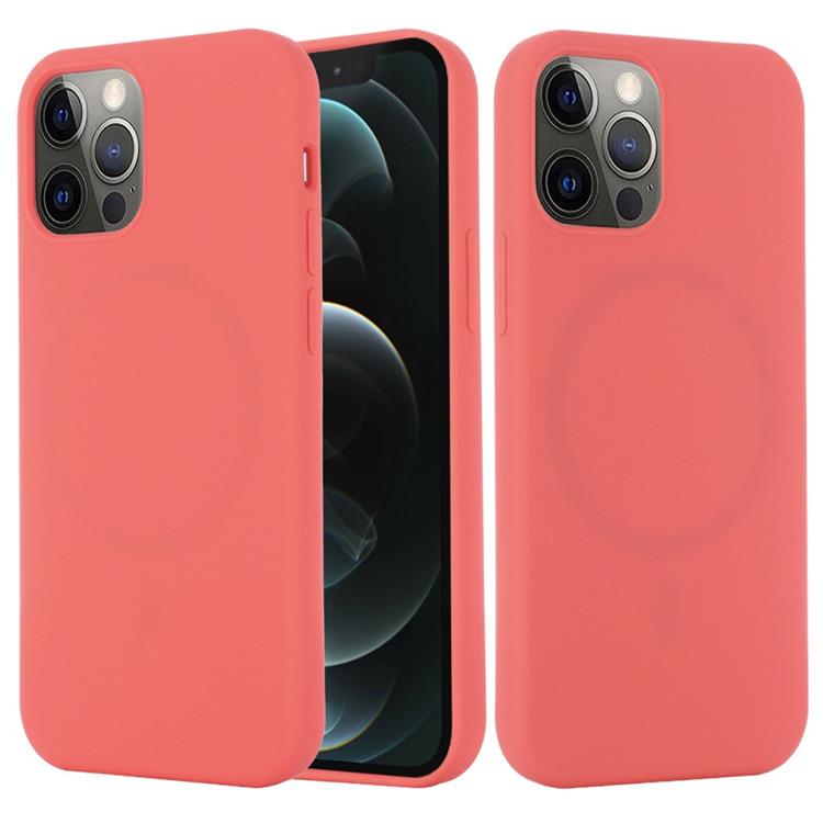 OEM iPhone 14 Pro Max Skal Magsafe Silicone Ultra Slim - Skrikrosa