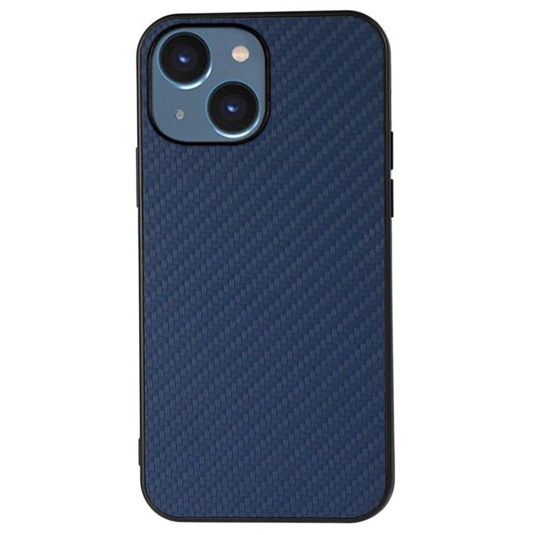 OEM iPhone 14 Plus Skal Carbon Fiber - Blå