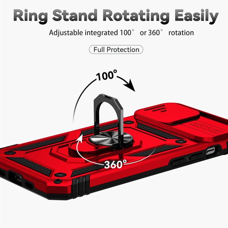 OEM iPhone 14 Skal Ringhållare Kickstand - Röd