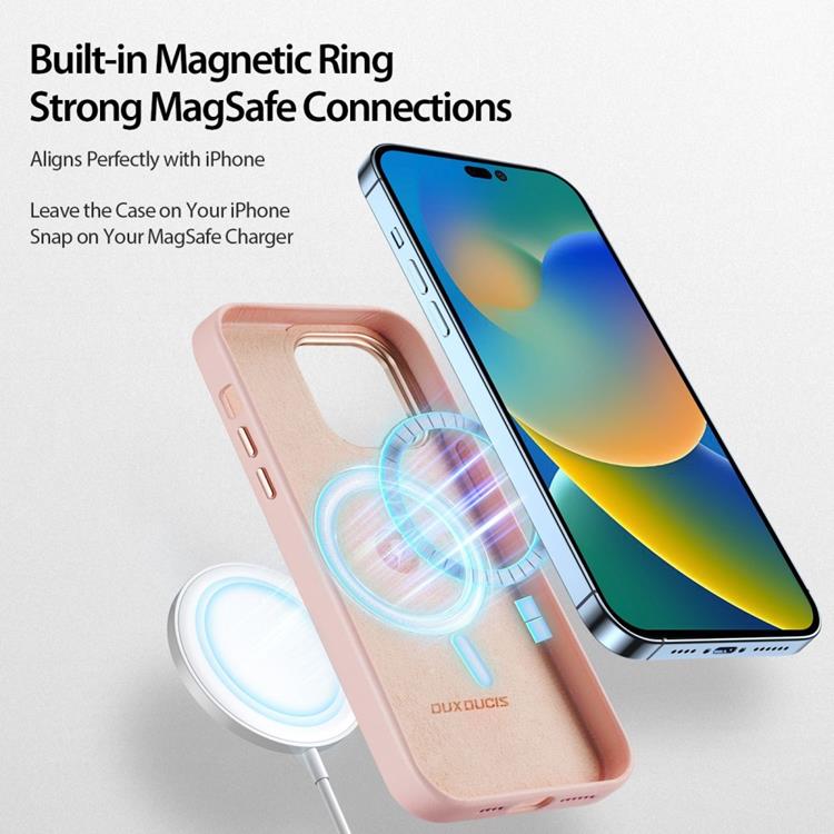 Dux Ducis Dux Ducis iPhone 14 Pro Skal MagSafe Grit - Rosa