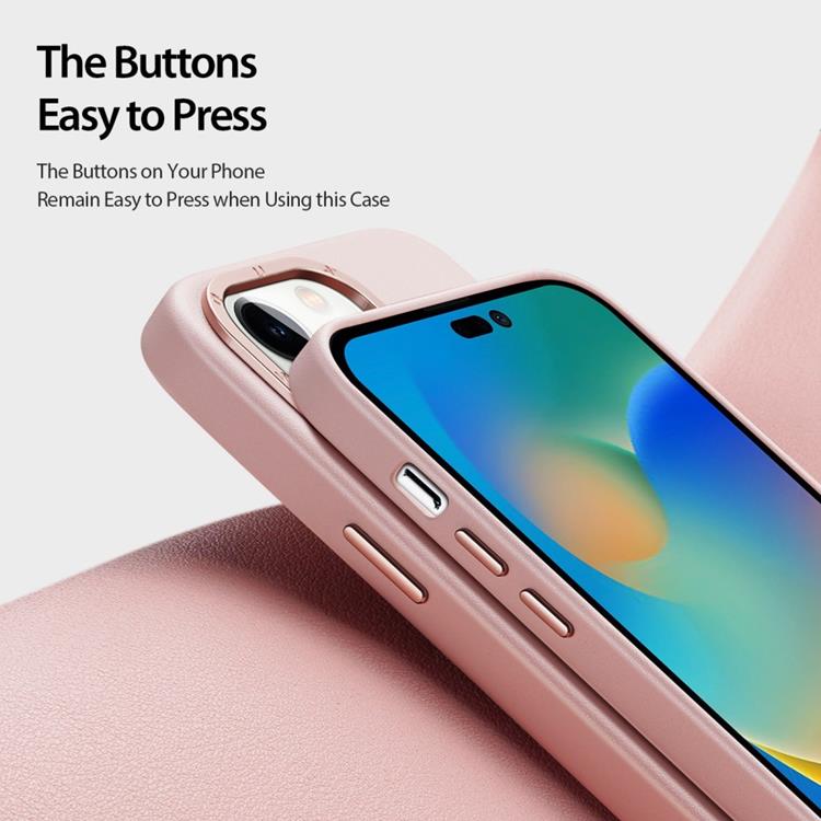 Dux Ducis Dux Ducis iPhone 14 Pro Skal MagSafe Grit - Rosa