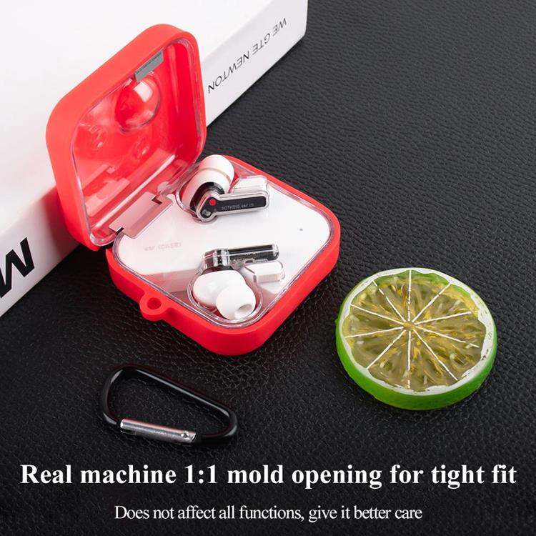 OEM Nothing Ear 1 Skal Hörlurar Drop-proof Silikon - Röd