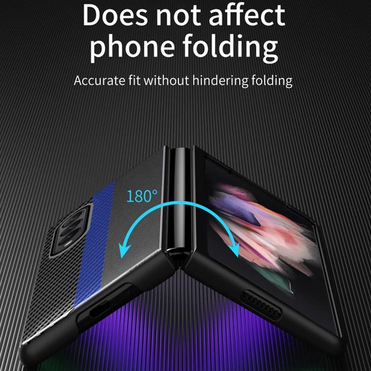 OEM Galaxy Z Fold 4 Skal Carbon Fiber - Rosa
