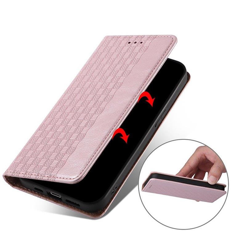 OEM Galaxy A12 (2020/2021) Plånboksfodral Magnet Strap - Rosa