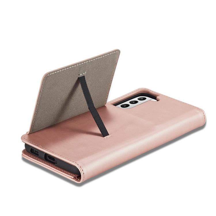 OEM Galaxy S22 Plus Plånboksfodral Magnet Stand - Rosa
