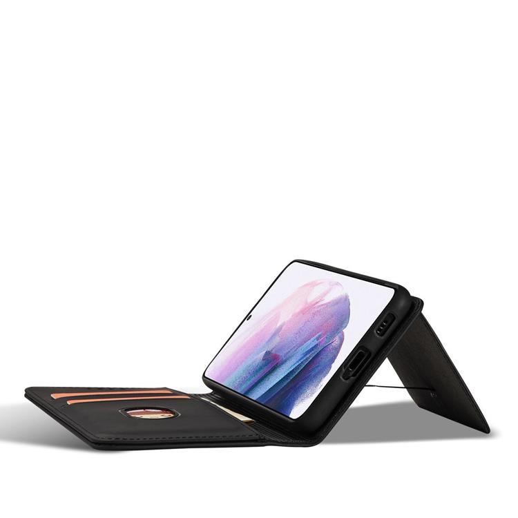 OEM Galaxy S22 Plus Plånboksfodral Magnet Stand - Svart