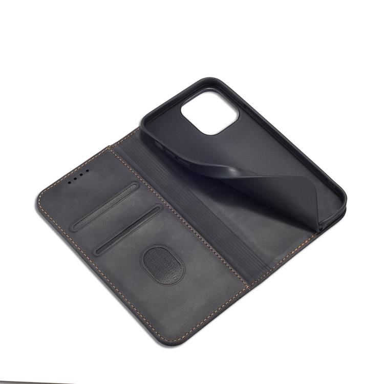OEM iPhone 12 Pro Max Plånboksfodral Magnet Fancy - Svart