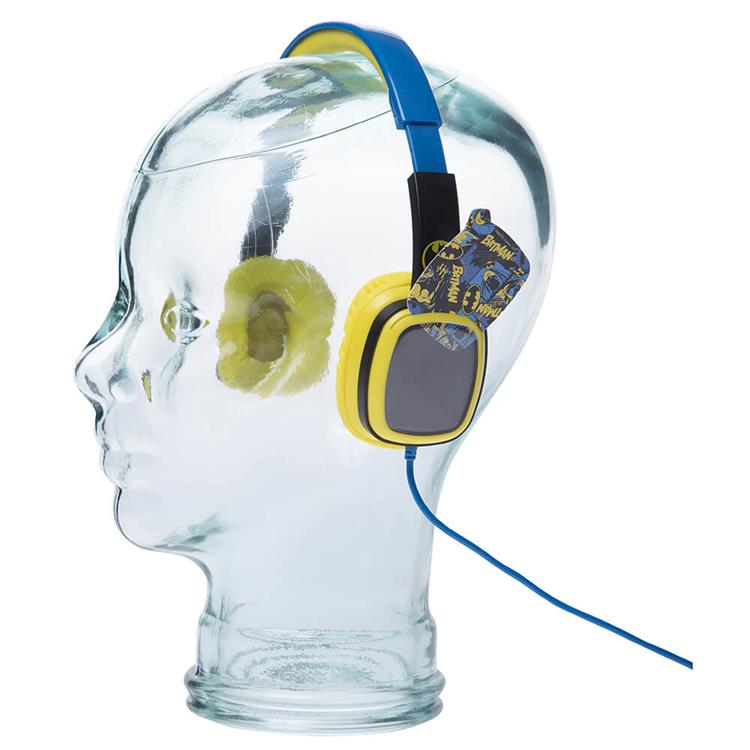 BATMAN BATMAN Hörlurar med Kabel - Blå/Gul