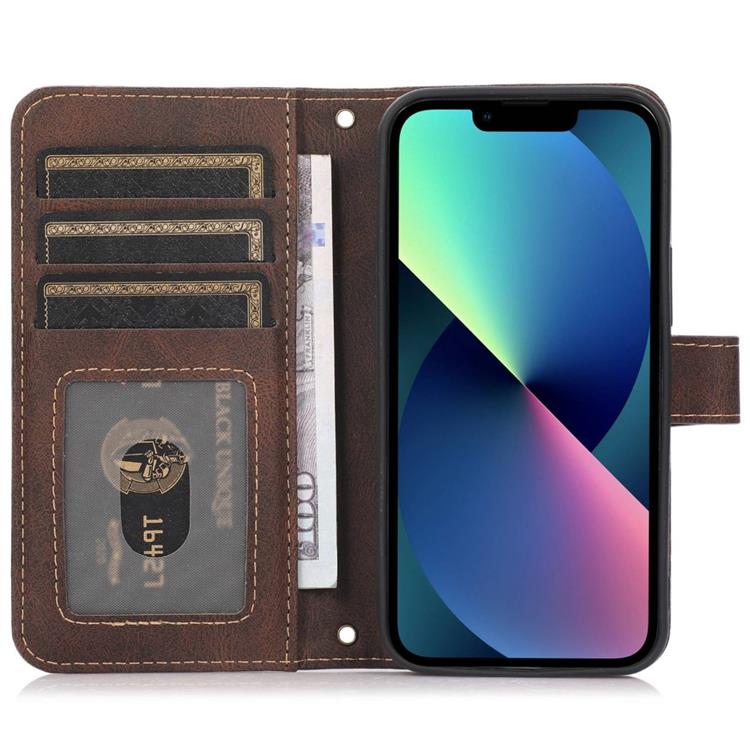 OEM iPhone 14 Plus Plånboksfodral Flip - Coffee