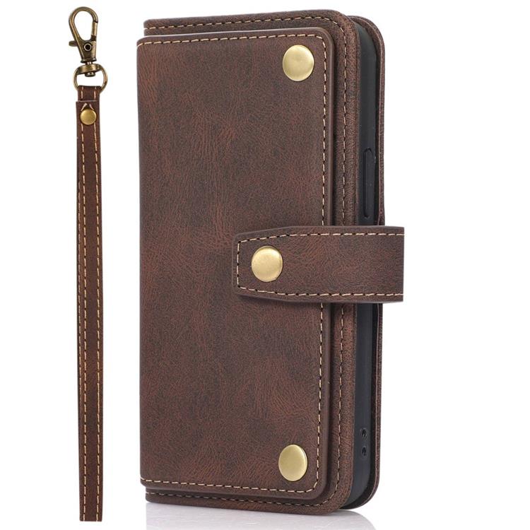 OEM iPhone 14 Plus Plånboksfodral Flip - Coffee