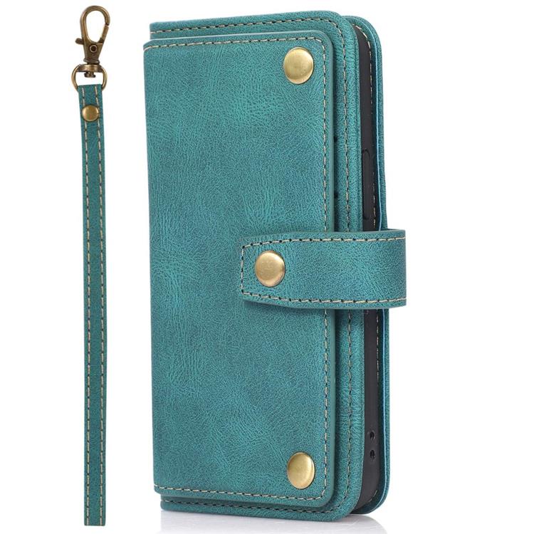 OEM iPhone 14 Plus Plånboksfodral Flip - Grön