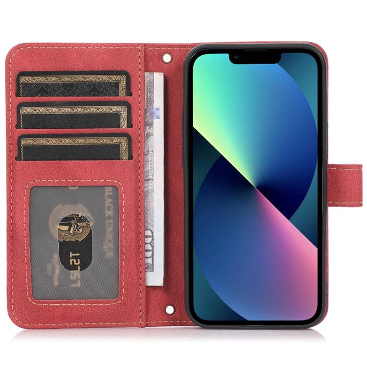 OEM iPhone 14 Plånboksfodral Flip - Röd