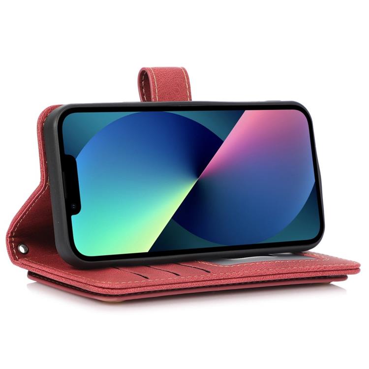 OEM iPhone 14 Plånboksfodral Flip - Röd