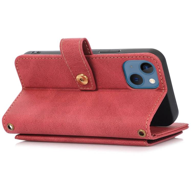 OEM iPhone 14 Plånboksfodral Flip - Röd