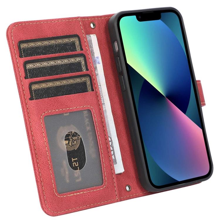 OEM iPhone 14 Plånboksfodral Flip - Röd