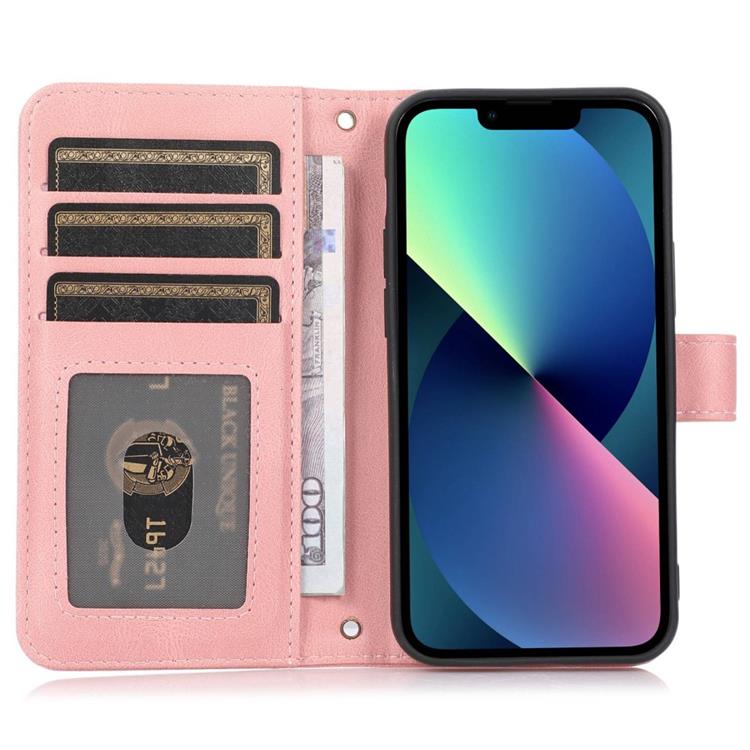 OEM iPhone 14 Plus Plånboksfodral Flip - Rosa
