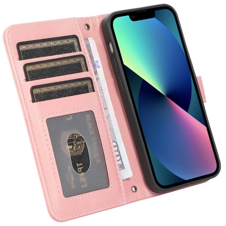 OEM iPhone 14 Plus Plånboksfodral Flip - Rosa