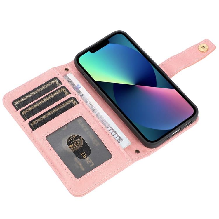 OEM iPhone 14 Plus Plånboksfodral Flip - Rosa