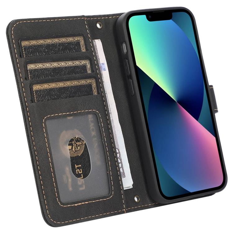 OEM iPhone 14 Plus Plånboksfodral Flip - Svart