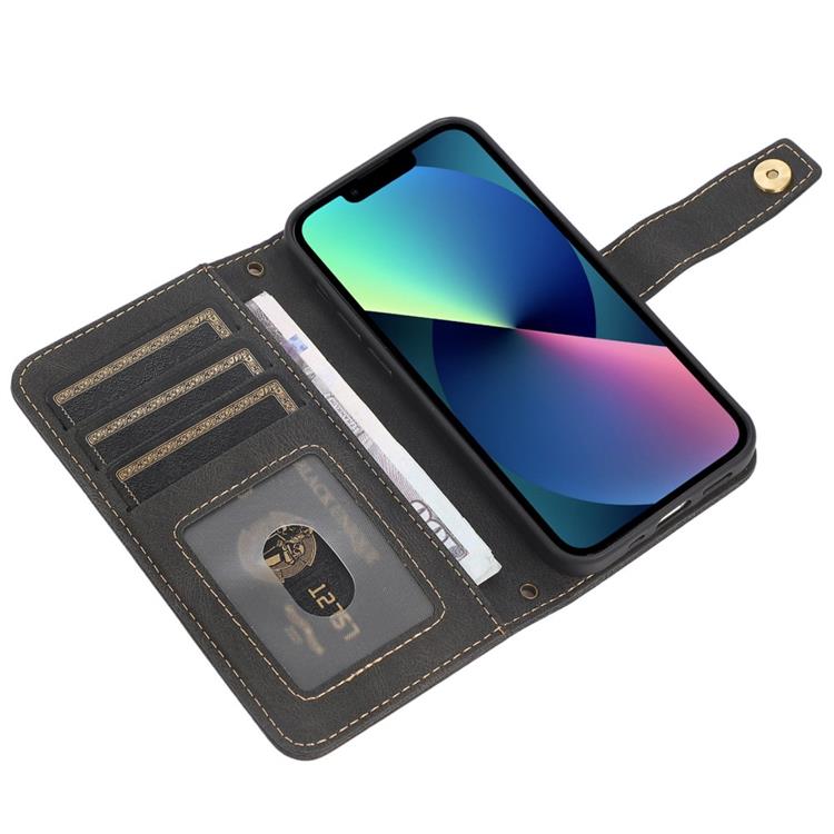 OEM iPhone 14 Plus Plånboksfodral Flip - Svart