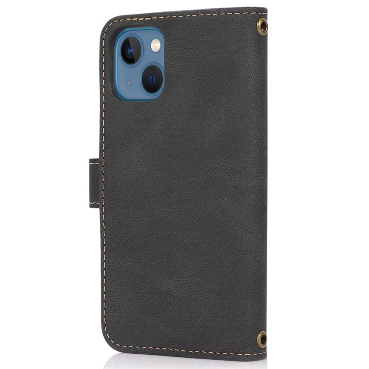 OEM iPhone 14 Plus Plånboksfodral Flip - Svart