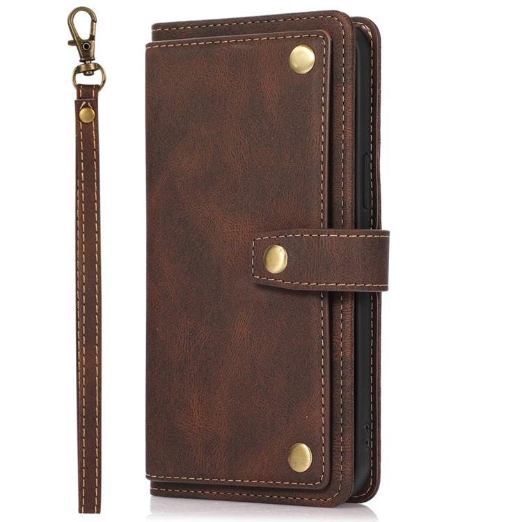 OEM iPhone 14 Pro Plånboksfodral Flip - Coffee