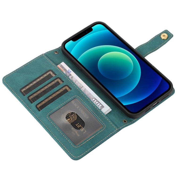 OEM iPhone 14 Pro Plånboksfodral Flip - Grön