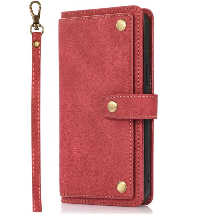 OEM iPhone 14 Pro Plånboksfodral Flip - Röd