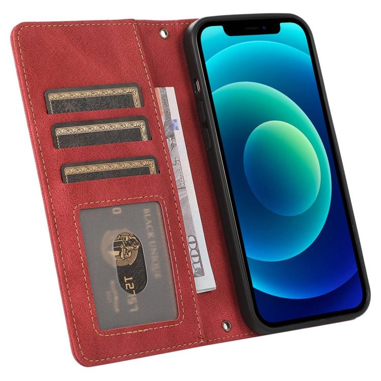 OEM iPhone 14 Pro Plånboksfodral Flip - Röd