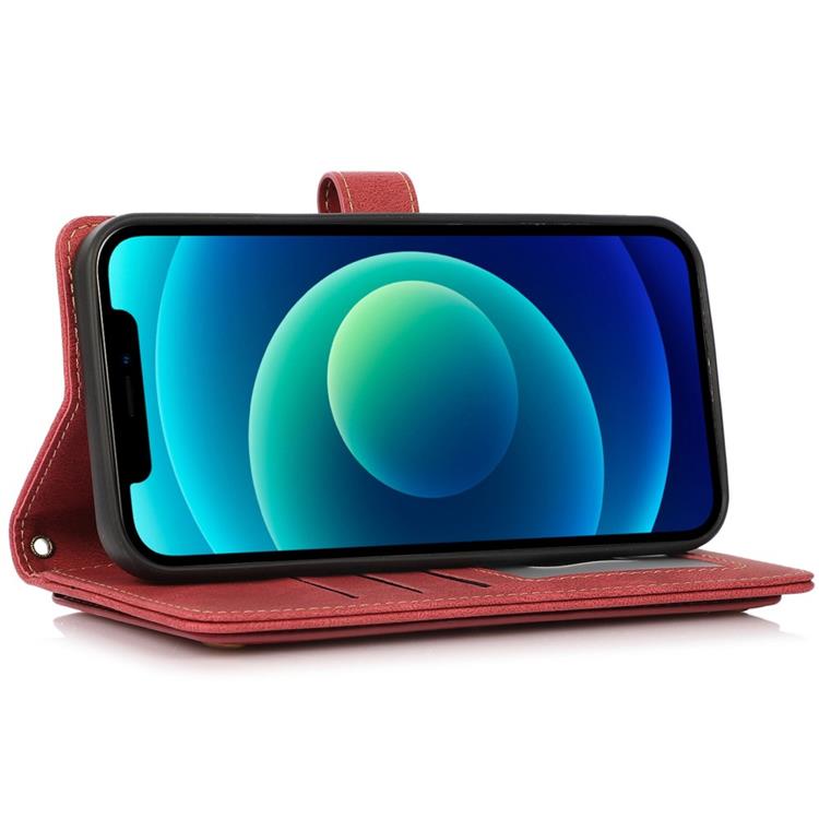 OEM iPhone 14 Pro Plånboksfodral Flip - Röd