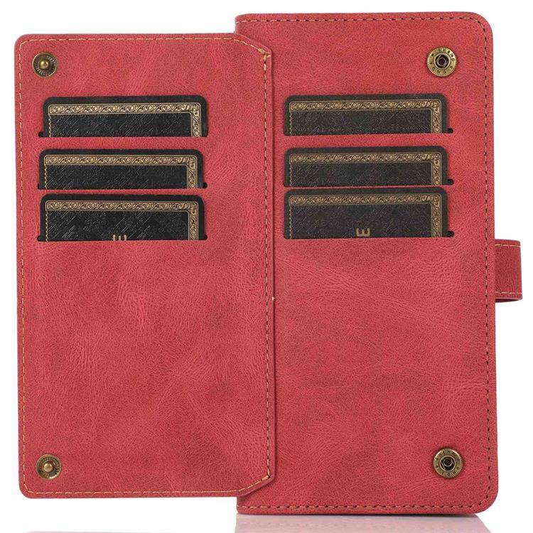 OEM iPhone 14 Pro Plånboksfodral Flip - Röd