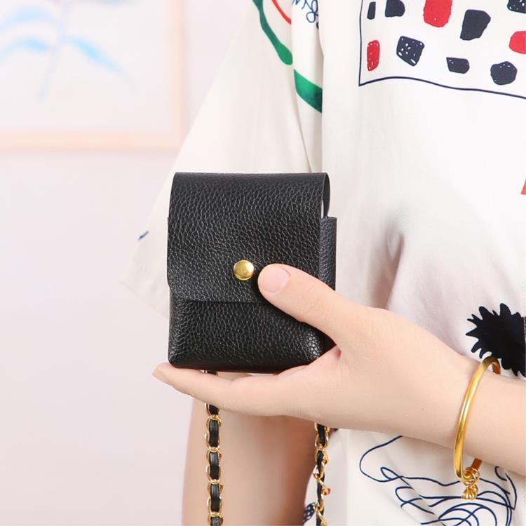 OEM Galaxy Z Flip 4/Z Flip 3 Halsbandsfodral Crossbody - Svart