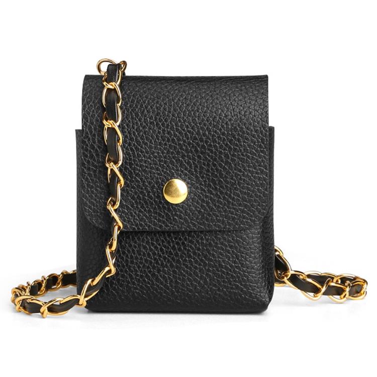 OEM Galaxy Z Flip 4/Z Flip 3 Halsbandsfodral Crossbody - Svart