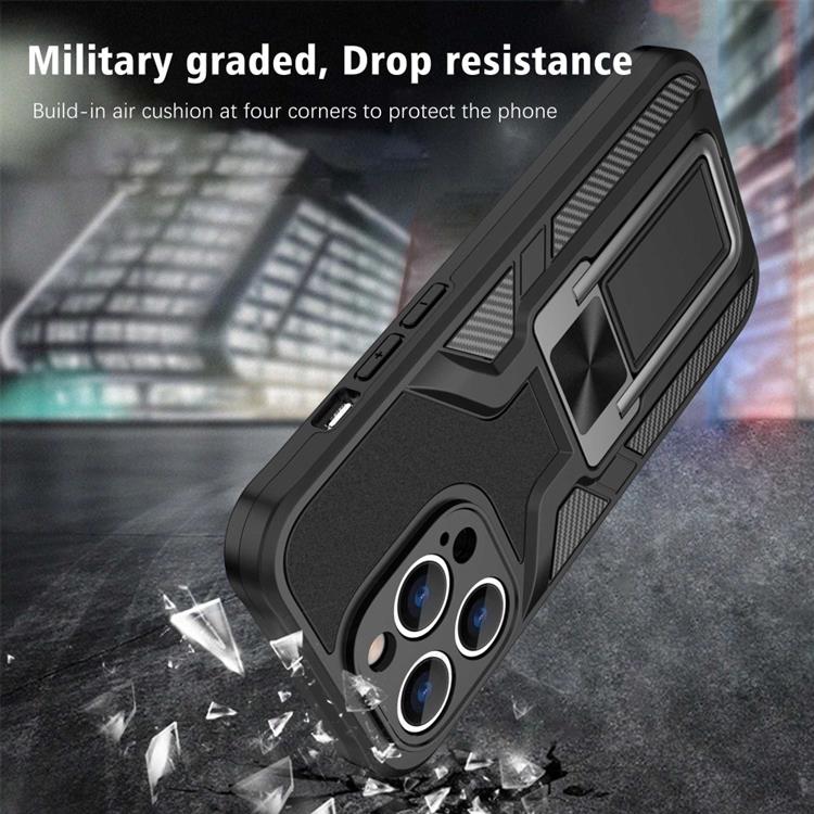 OEM iPhone 14 Pro Skal Kickstand - Svart