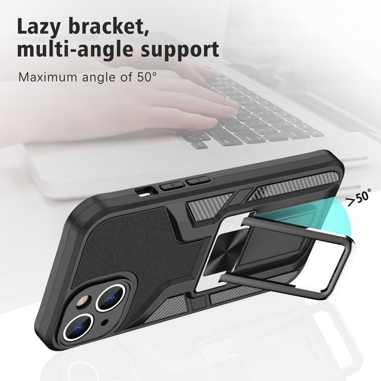 OEM iPhone 14 Skal Kickstand - Svart