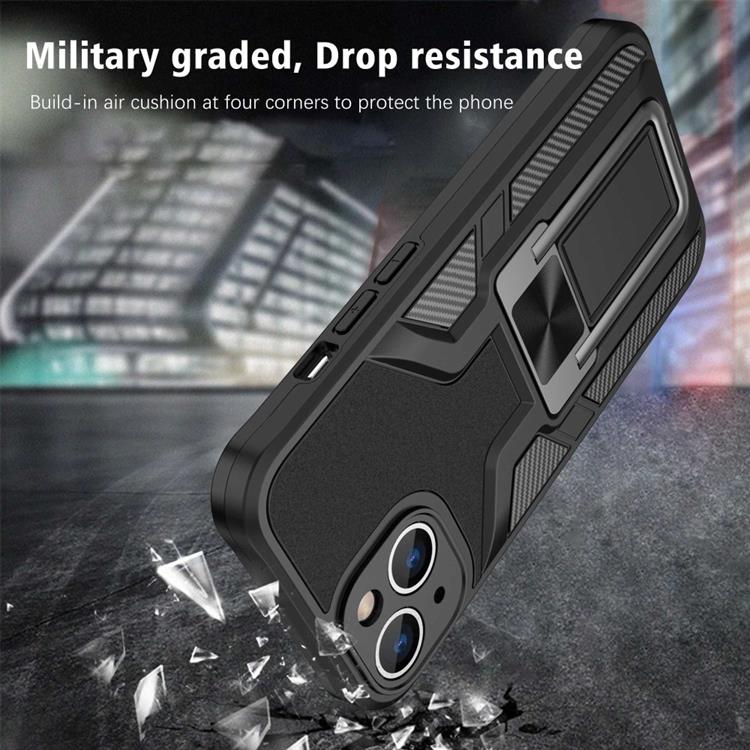 OEM iPhone 14 Skal Kickstand - Svart