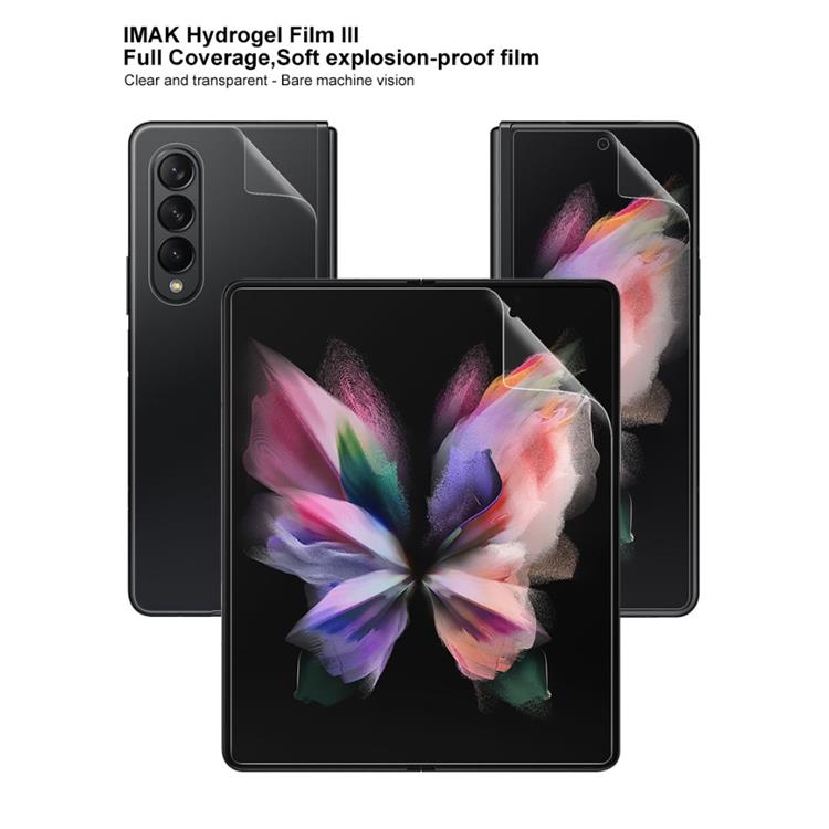 Imak IMAK Galaxy Z Fold 4 Hydrogel-film Skärmskydd Set