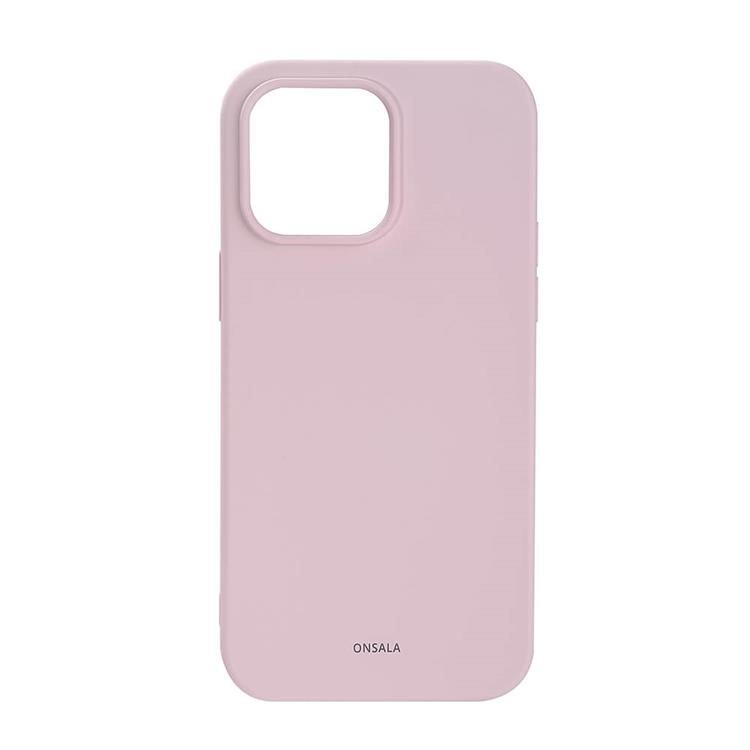 Onsala ONSALA iPhone 14 Pro Skal Silikon Chalk - Rosa