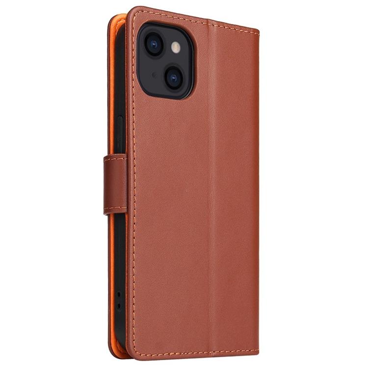 OEM iPhone 14 Pro Plånboksfodral Dual Flip - Brun